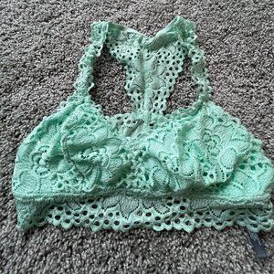 Aerie Turquoise Lace Bralette